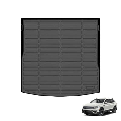 Custom Fit All Weather TPE Trunk Mat for Volkswagen Tiguan 5 Seat 2018-2024