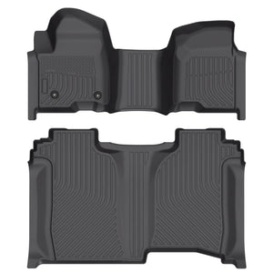 Custom Fit TPE Floor Mats for Chevrolet Silverado 1500 2500HD 3500HD Crew Cab 2019-2025