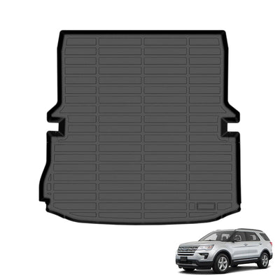 Ford Explorer Custom Fit Deep Dish All Weather TPE Trunk Mat 2015-2019