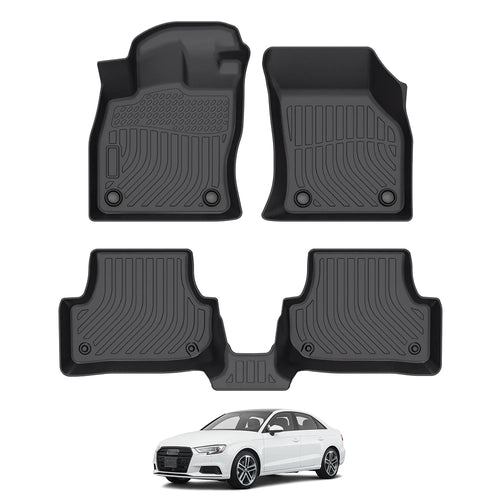 Custom Fit TPE Floor Mats for Audi A3 Sedan / S3 2015-2024