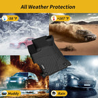 Toyota Avanza 3D All-Weather TPE Floor Mats Full Set (2012-2021)