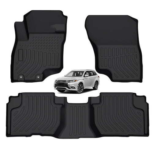 Mitsubishi Outlander PHEV 2018-2022 Custom Fit 3D TPE Floor Mats