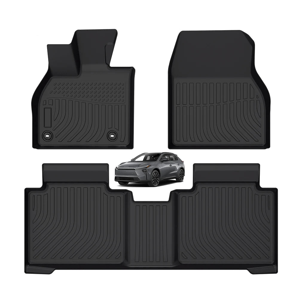 Toyota bZ4X 2023-2026 Custom Fit 3D TPE Floor Mats