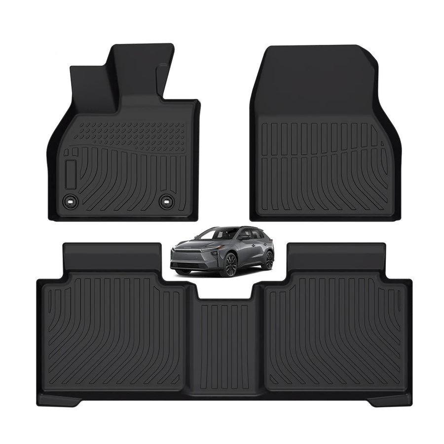 Toyota bZ4X 2023-2026 Custom Fit 3D TPE Floor Mats