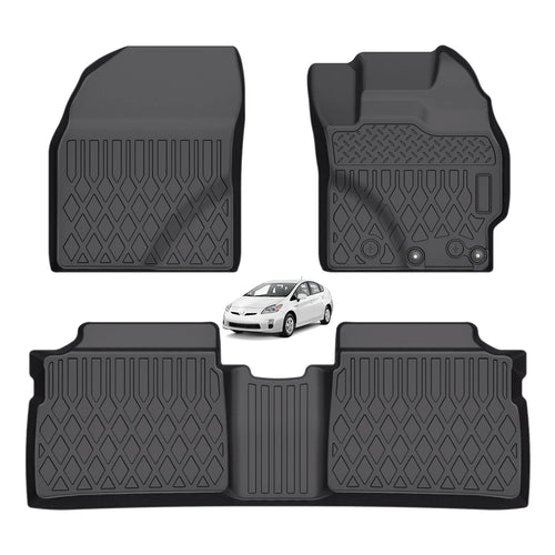 Custom Fit All Weather 3D TPE Floor Mat Set for Toyota Prius Alpha Harrier Prius 30 Crown