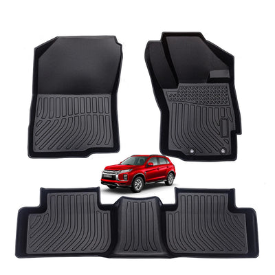 Honda Pilot 2023 Custom Fit All-Weather TPE Floor Mats