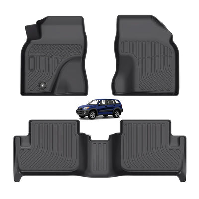 Toyota RAV4 Floor Mats 2001 Custom Fit All-Weather TPE Liner Set