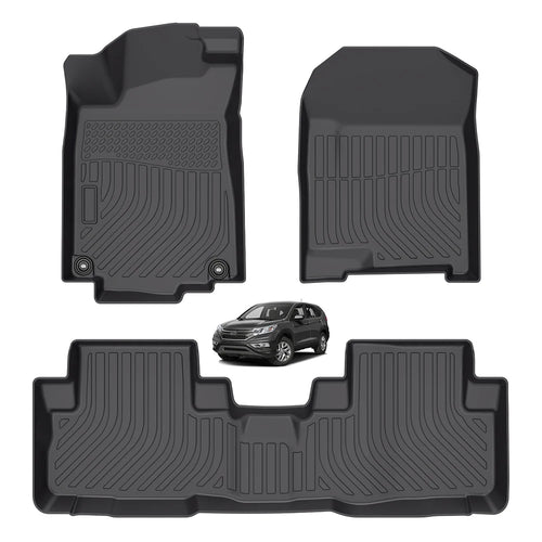 Honda CR-V 2017-2022 Custom 3D TPE All-Weather Floor Mats (Full Set)