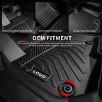 Toyota Avanza 3D All-Weather TPE Floor Mats Full Set (2012-2021)