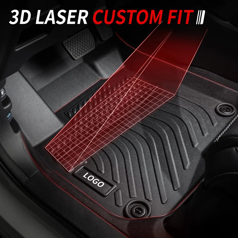 Custom Fit All Weather 3D TPE Floor Mats for Toyota Probox XP160 RHD 2014-2020